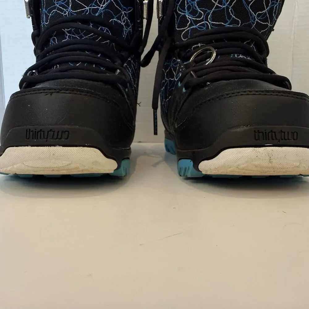 ThirtyTwo Prion SMU Women’s Snowboard Boots US 8 EU 38.5 Black Blue w/ Box